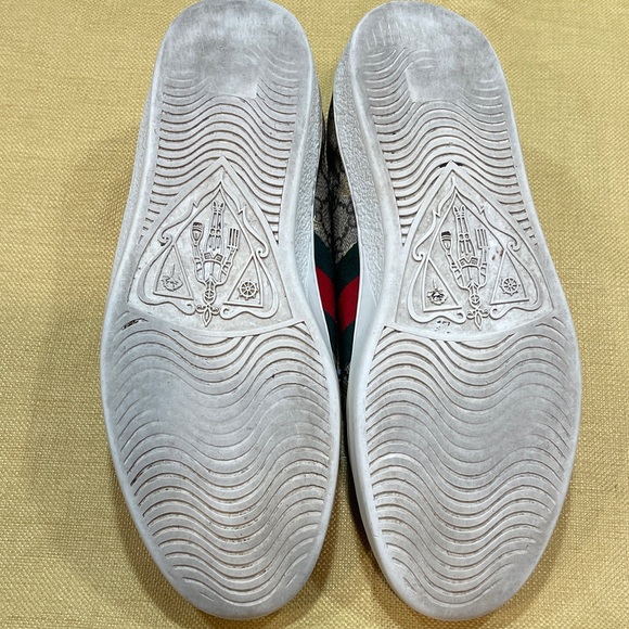 Gucci Brown and Green Sneakers - Picture 4 of 9